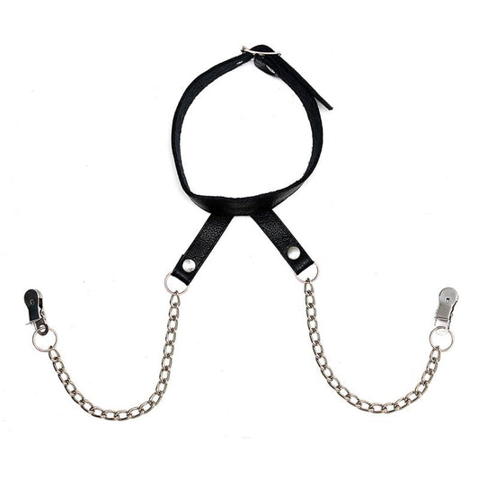 Pinzas para Pezones con Cadena y Collar