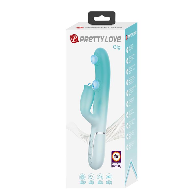 Gigi Vibrador con Thumping y Licking