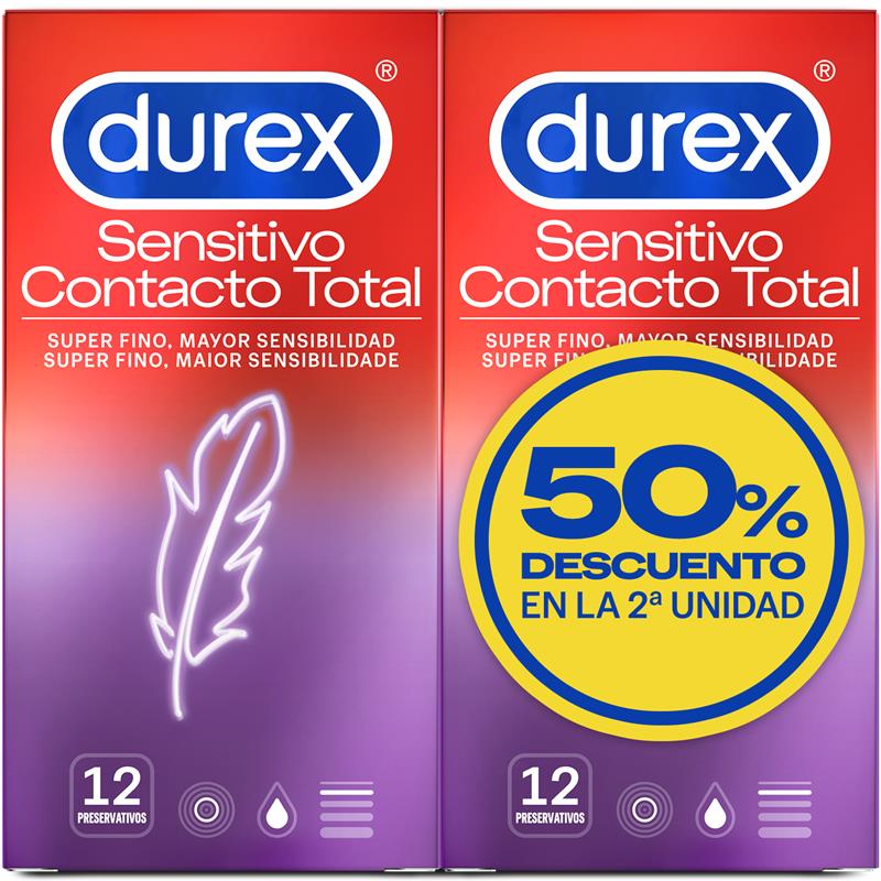 Duplo Preservativos Sensitivo Super Fino 2 x 12ud