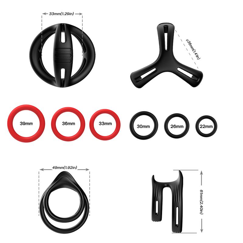 Set de Anillos para el Pene