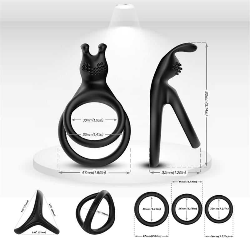 Set de Anillos para el Pene