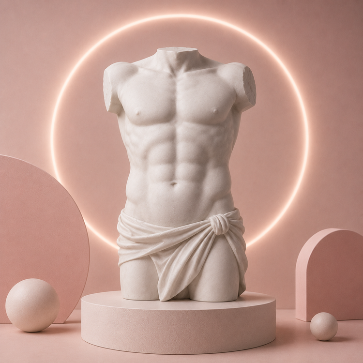 Torso Realista con Pene