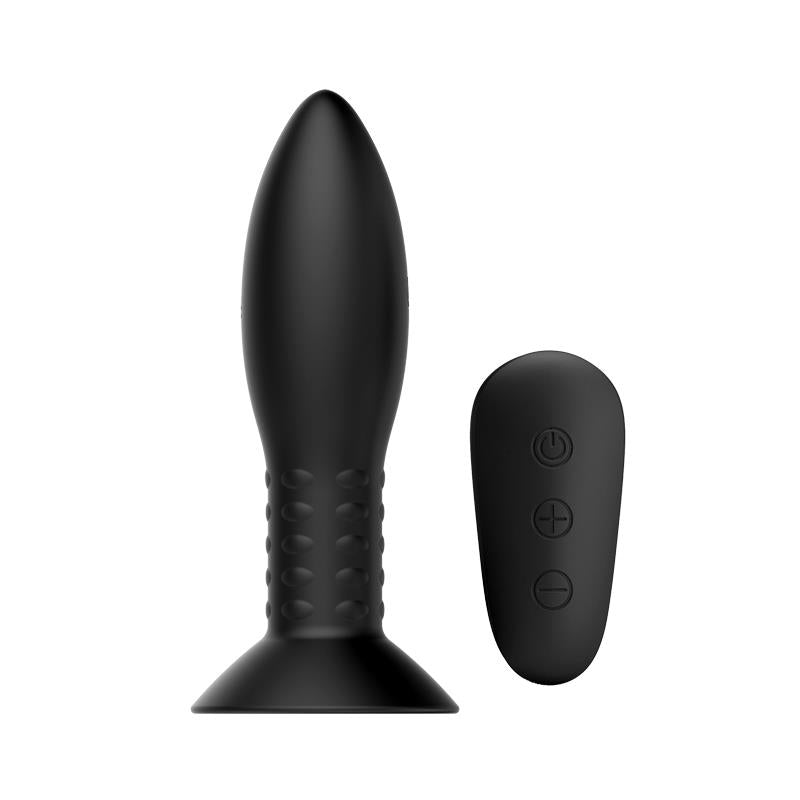Plug Anal Inflable con Vibracion y Rotacion