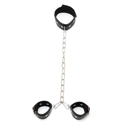 Collar con Esposas Cadena Ajustables
