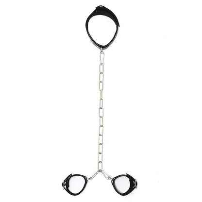 Collar con Esposas Cadena Ajustables