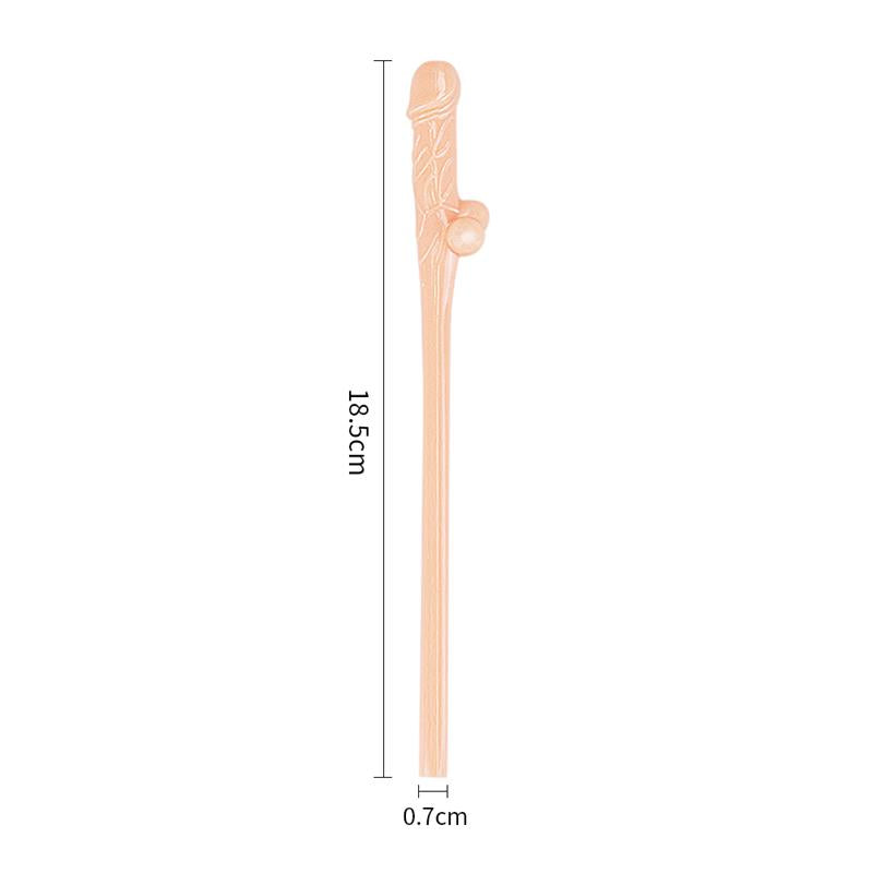 Pajita de Pene Pack de 9