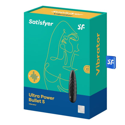 Ultra Power Bullet 5 Bala Vibradora Negra