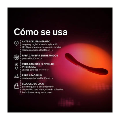 Juguete para Parejas Boomerang Coral Red