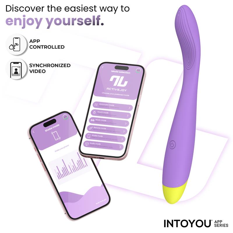 Neya Vibrador Punto G con APP Purpura