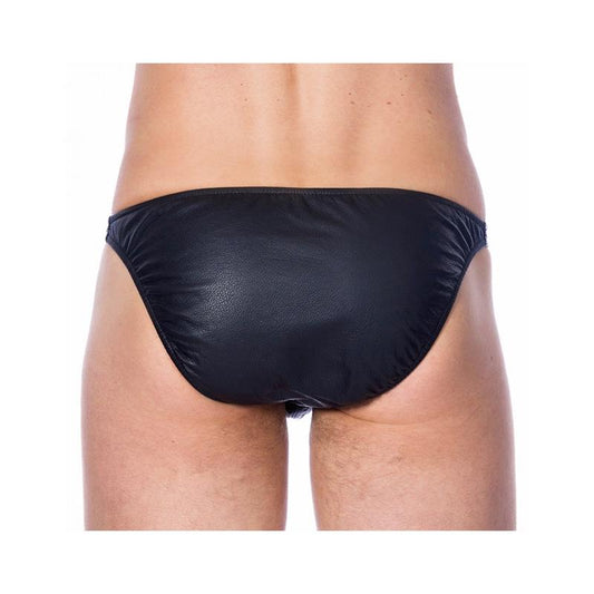 Slips de Cuero Color NEgro