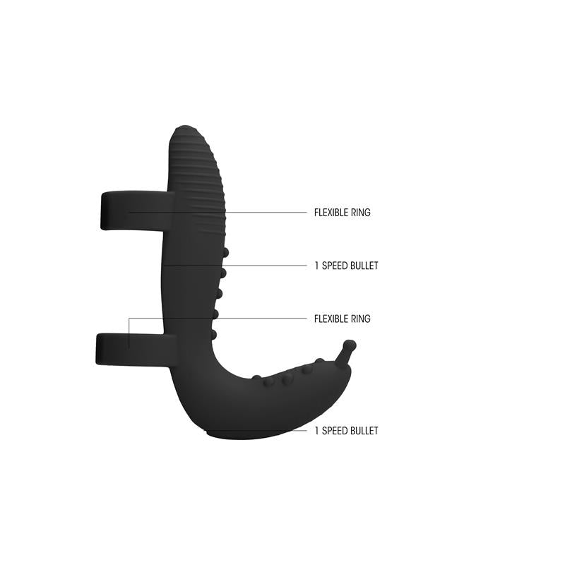 Set Extension Vibrador Eliott Negro