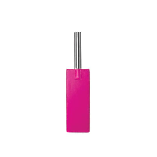 Shots Ouch Whips and Paddles Leather Pala Rosa