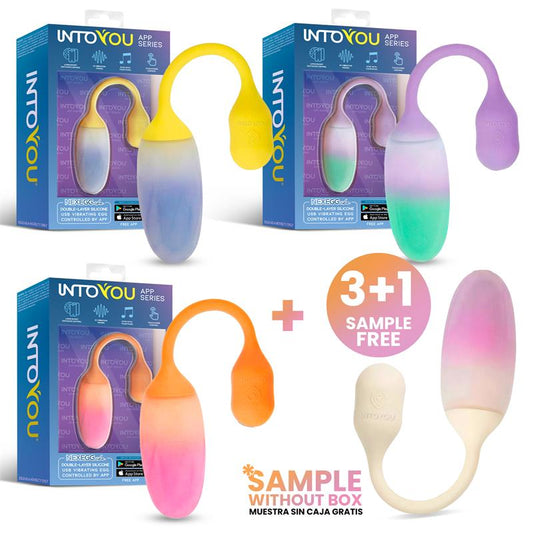 Pack 31 NexEgg Vibe Huevo Vibrador Silicona Doble Capa APP