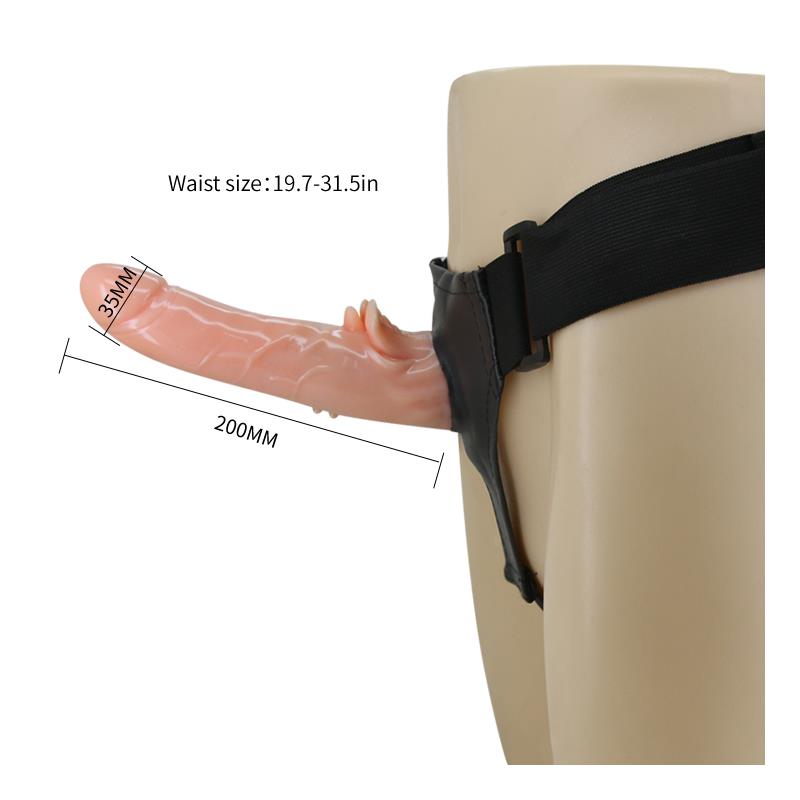 Baile Arnes con Dildo y Control Remoto 18 cm