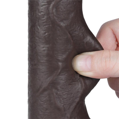 Dildo Dual Layer Piel Retractil 7