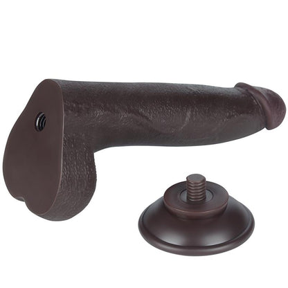 Dildo Dual Layer Piel Deslizante Retractil 85