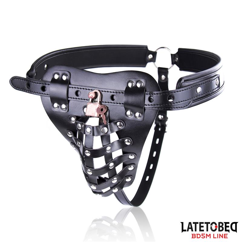 Cinturon de Castidad Masculino con Candado Ajustable
