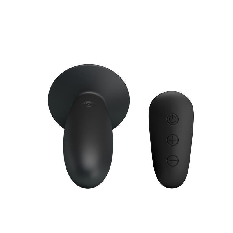 Plug Anal con Vibracion y Control Remoto USB