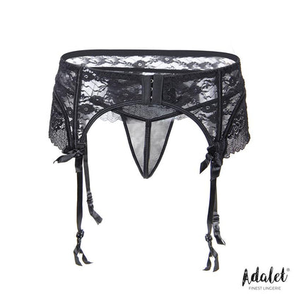 Sully Set Liguero de Encaje y Tanga