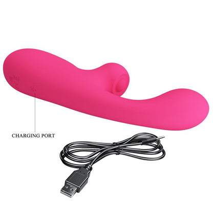 Skylar Conejito Vibrador y Thumping Rosa
