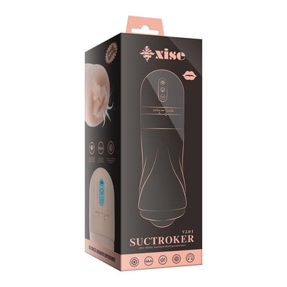 Masturbador con Vibracion y Efecto Succion Suctroker V20 I