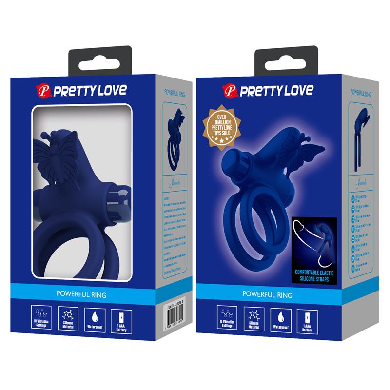 Anillo Doble para el Pene con Vibracion