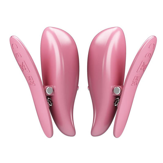 Cailey Pinzas para Pezones con Vibracion y Control Remoto