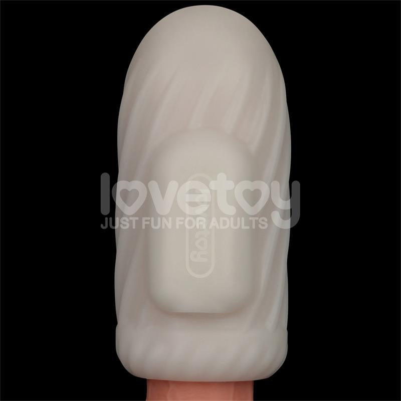 Knights Ring Funda para el Pene y Estimulador Spiral