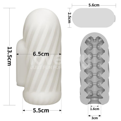 Knights Ring Funda para el Pene y Estimulador Spiral