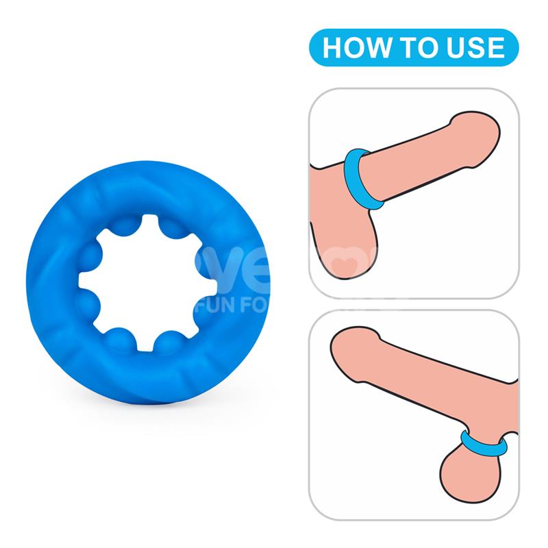 Pinnacle Pro Ridge Bump Stretcher Anillo para el Pene