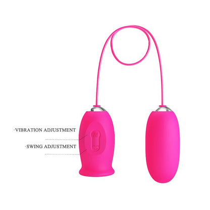 Daisy Huevo Vibrador y Lengua Estimuladora Rosa