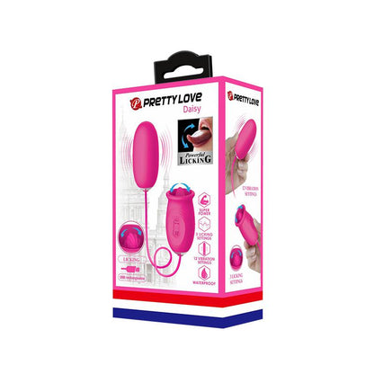 Daisy Huevo Vibrador y Lengua Estimuladora Rosa