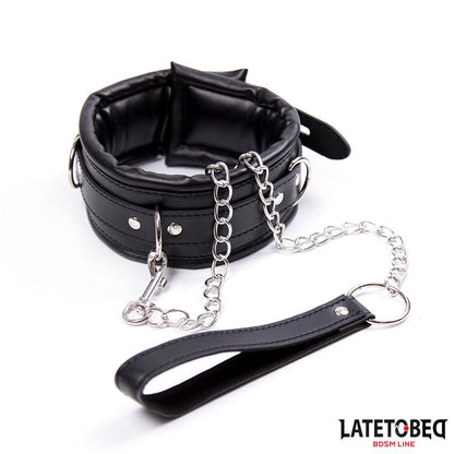 Collar Acolchado Grande con Correa