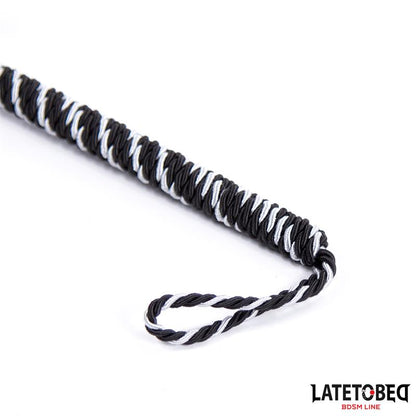 Plumero con Lazo Gris y Negro 25cm