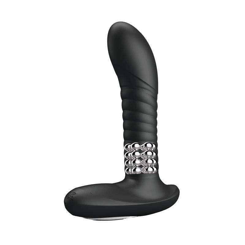 Masajeador Prostatico con Vibracion y Bolas Rotadoras