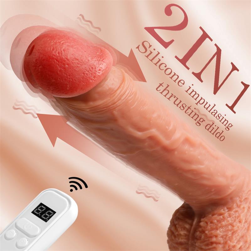 Dean Dildo con Thrusting y Vibracion 8