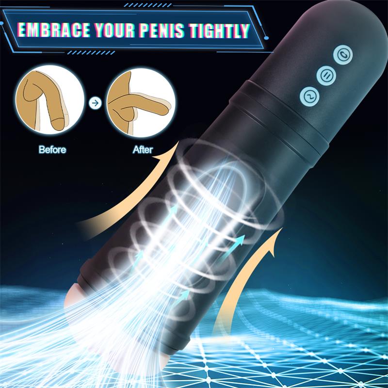 Locker Masturbador con Vibracion y Efecto Succion Vagina