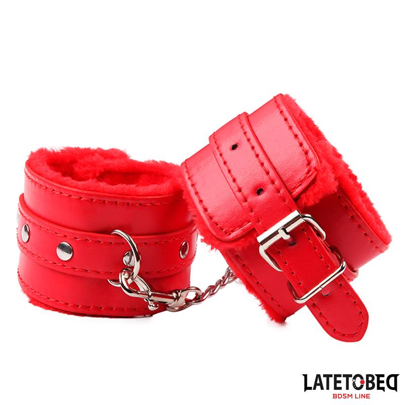 Esposas para Tobillos con Pelo Rojo