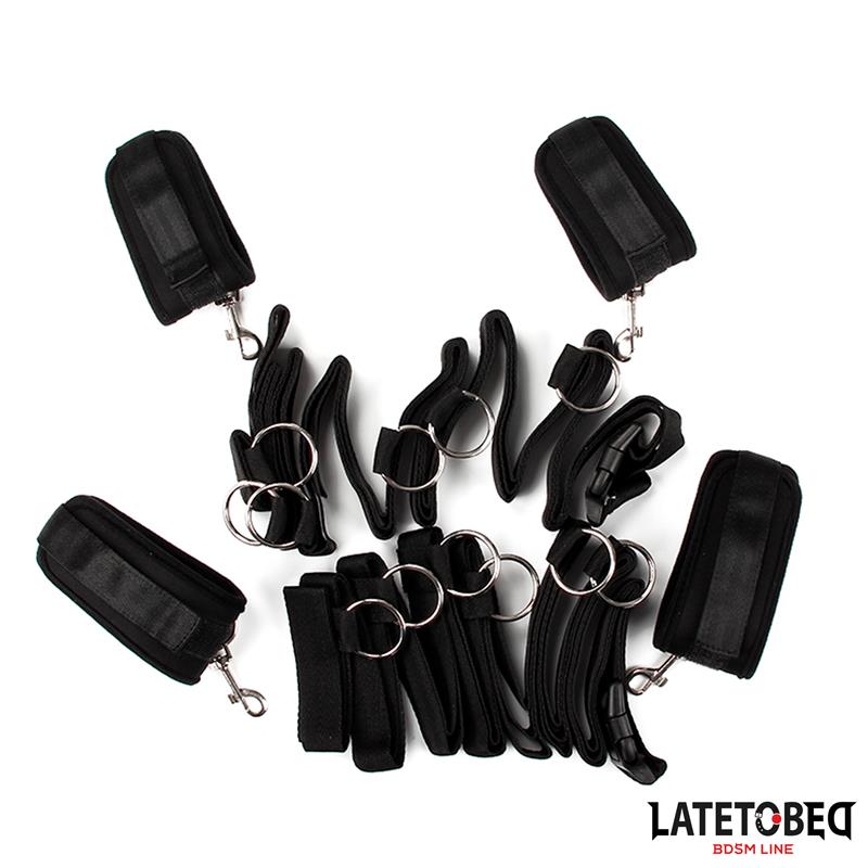 Ataduras para la Cama con 4 Enganches