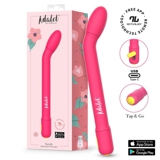 Gently Estimulador Punto G con APP Rosa