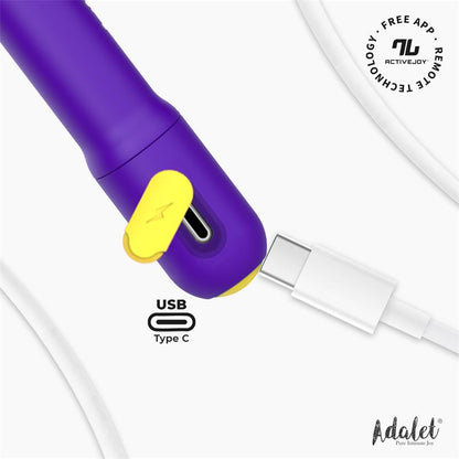 Gently Estimulador Punto G con APP Purpura