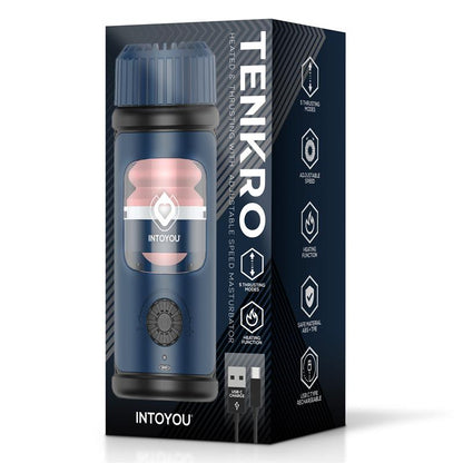 Tenkro Masturbador con Thrusting y Calor USB C