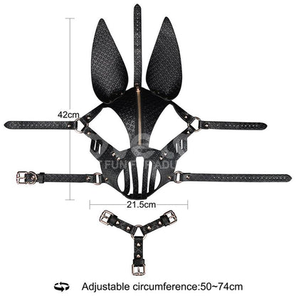 Mascara Conejo Rebellion Reign Dark Bunny