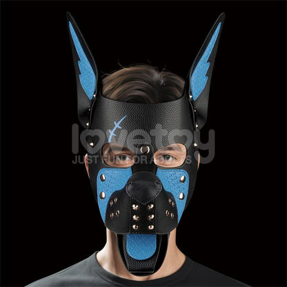 Mascara Cachorro Rebellion Reign Scarred Alpha Pup Azul