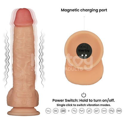 Arnes con Dildo con Vibracion 95