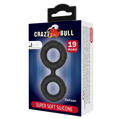 Radwan Anillo para el Pene Doble Silicona Mod 19
