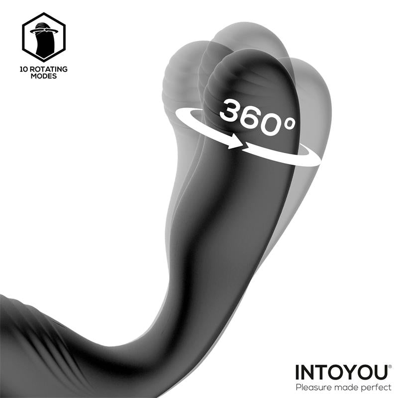 Bruce Masajeador Prostatico 360º y Doble Anillo con Vibracion