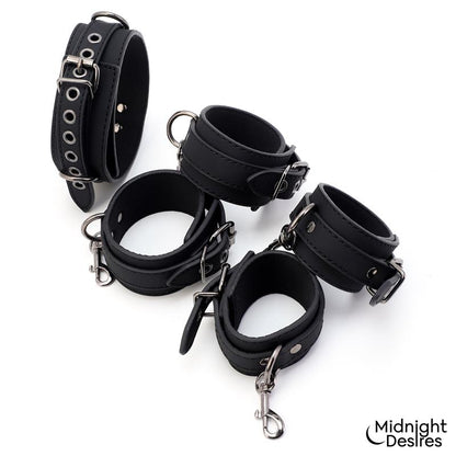 Set de Restricciones con Collar y Esposas