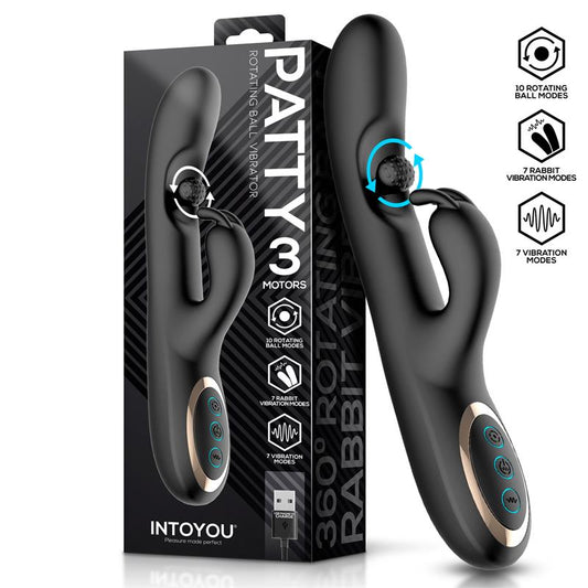 Patty Vibrador con Bola Rotadora 360º