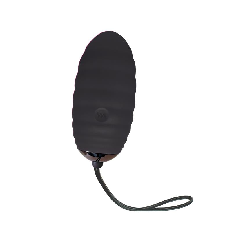 Huevo Vibrador Ocean Breeze 20 con Control Remoto Negro